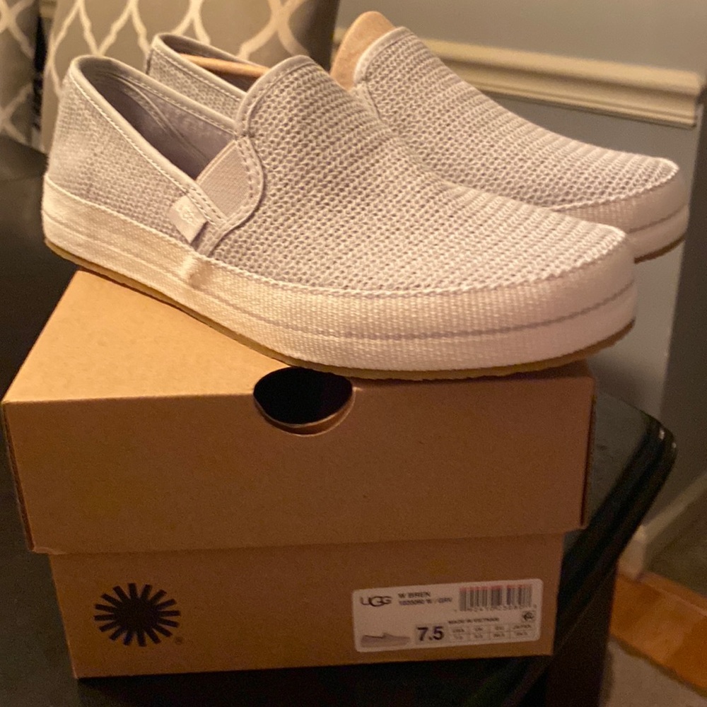 UGG women’s Bren slip-on-shoes- Grey- Size 7.5